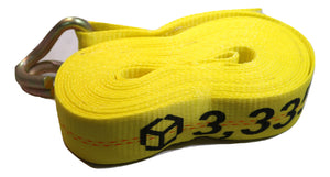 2 X 27 Ft. Ratchet Strap W/ Double J Wire Hooks - 3335 Lbs Wll - Straps